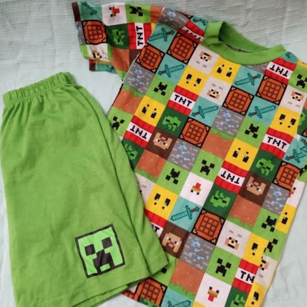 Mine Craft PJ's 2pr